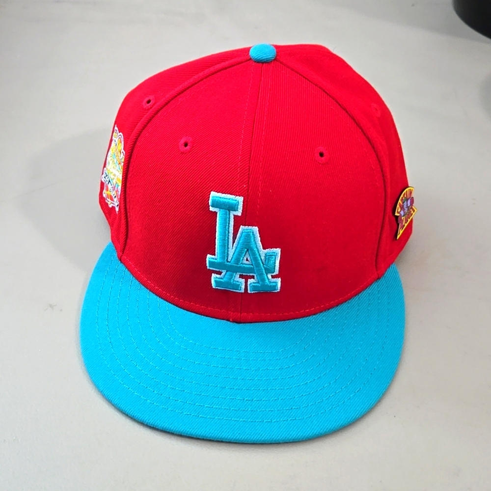 LA dodgers hat 7 5/8 59fifty lids hatclub.